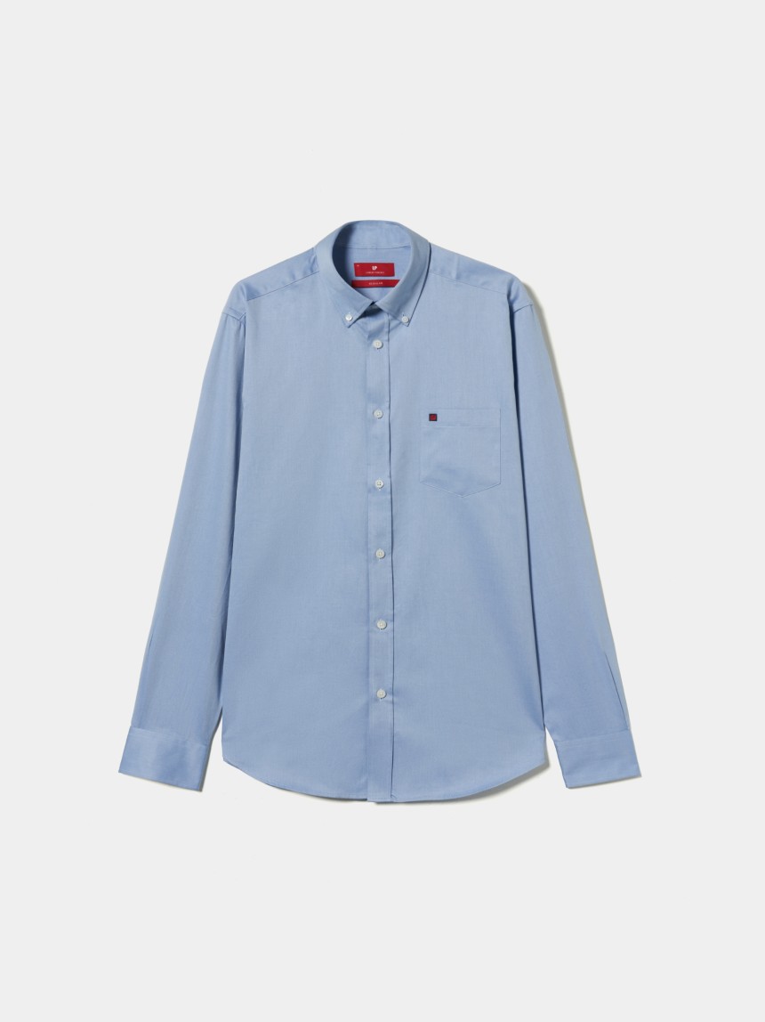 Regular fit cotton shirt