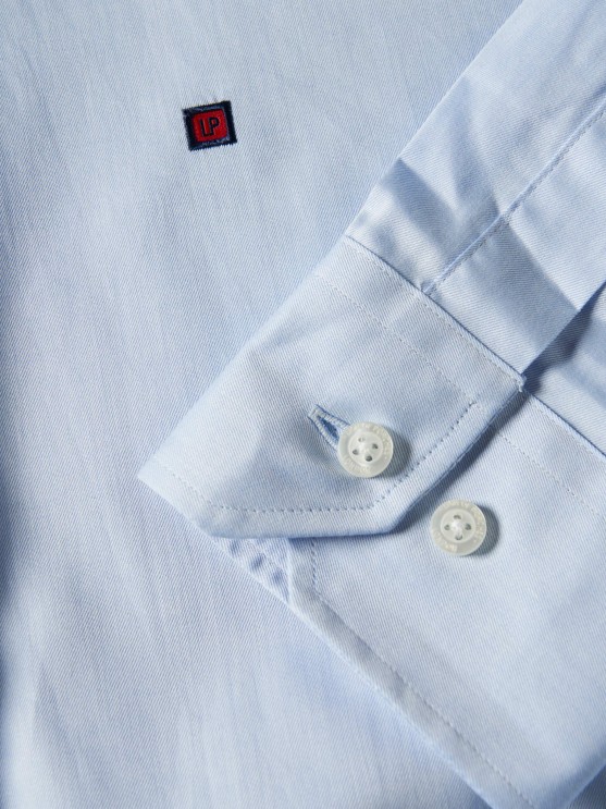 Camisa slim fit de algodo