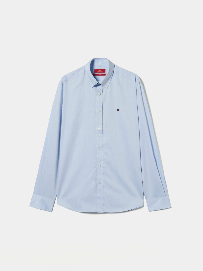 Camisa de algod�n slim fit