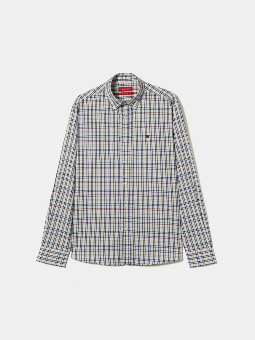 Camisa xadrez regular fit