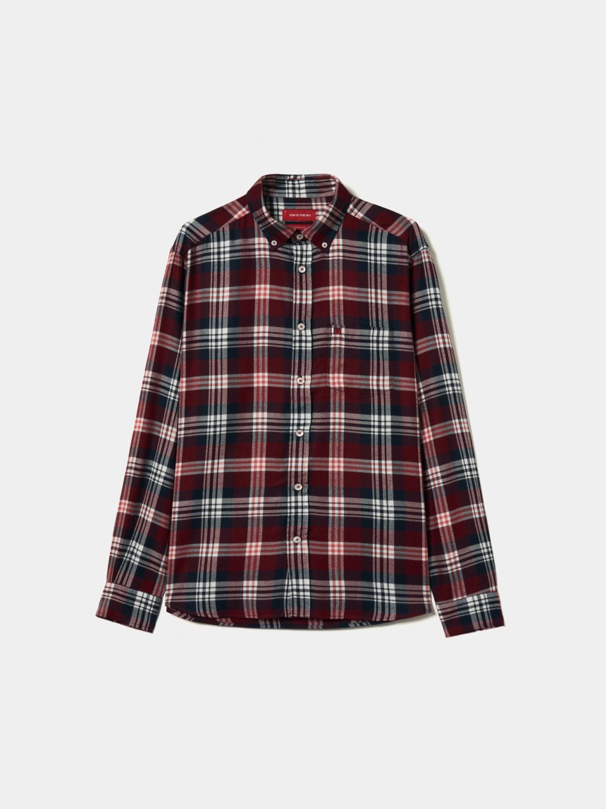 Camisa xadrez regular fit