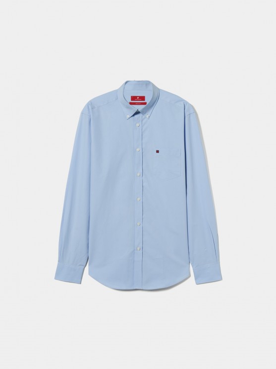 Regular fit cotton shirt