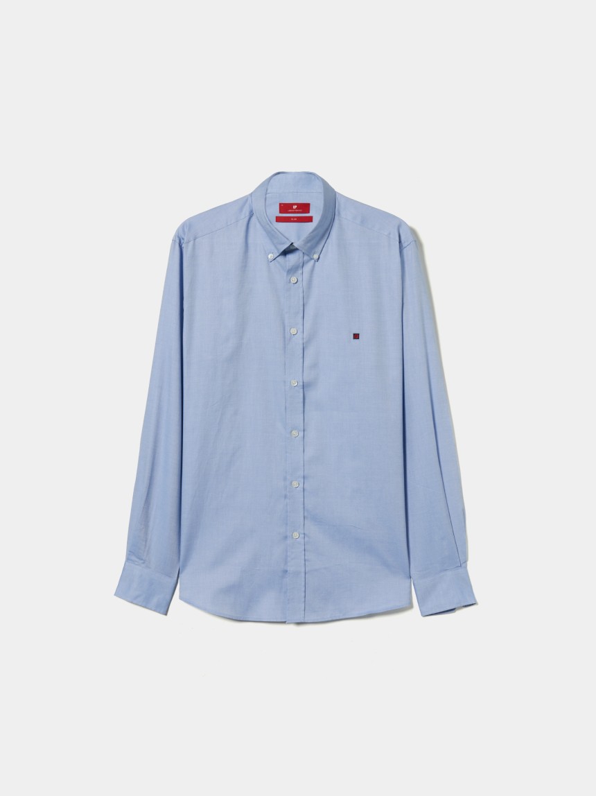 Camisa de algod�n slim fit