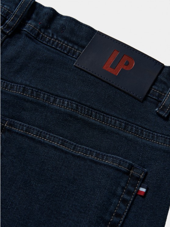 Regular fit denim trousers