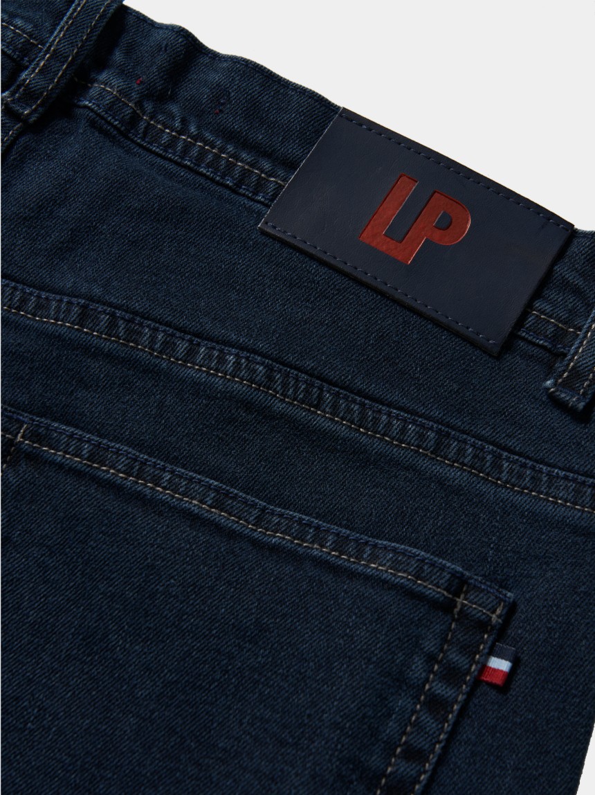 Regular fit denim trousers