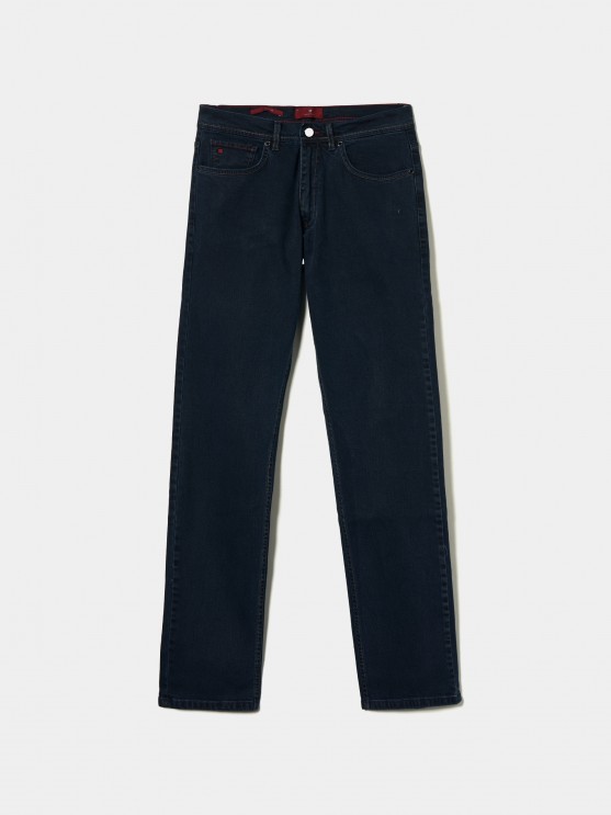 Regular fit denim trousers
