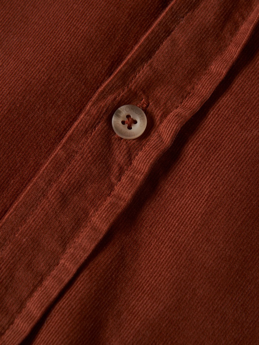 Camisa regular fit de bombazine