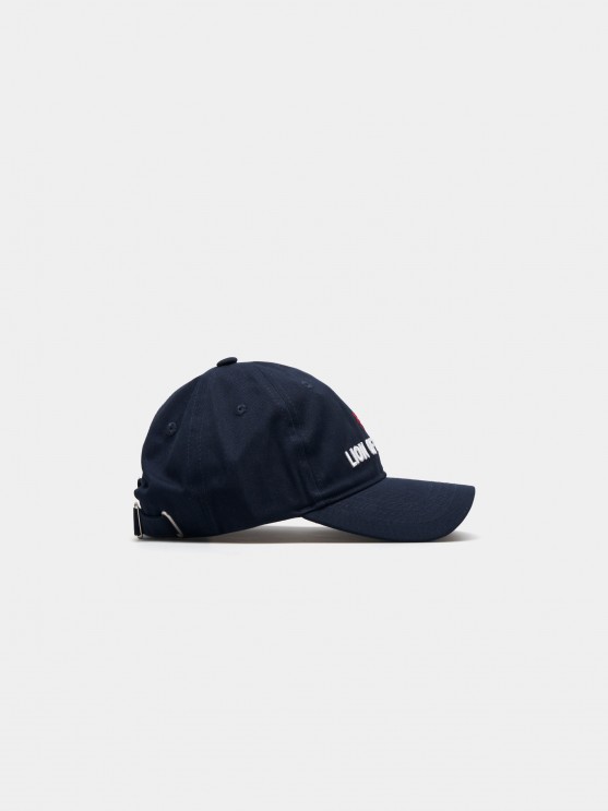 Curved peak cap