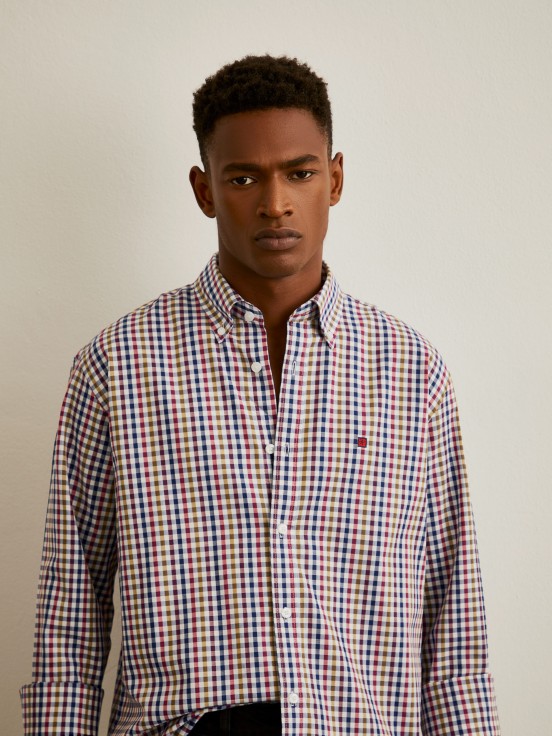 Regular fit square shirt