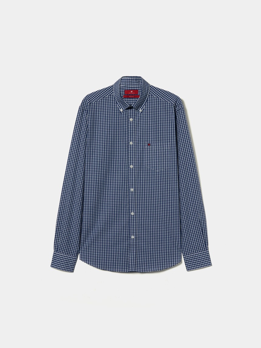 Camisa regular fit xadrez