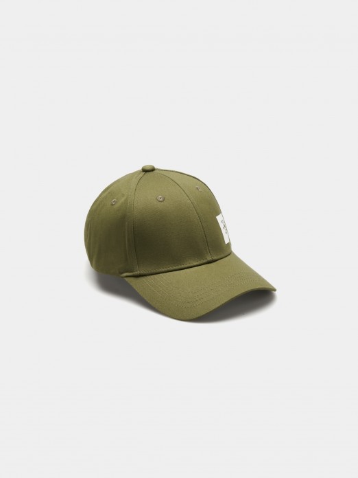 Green cotton cap