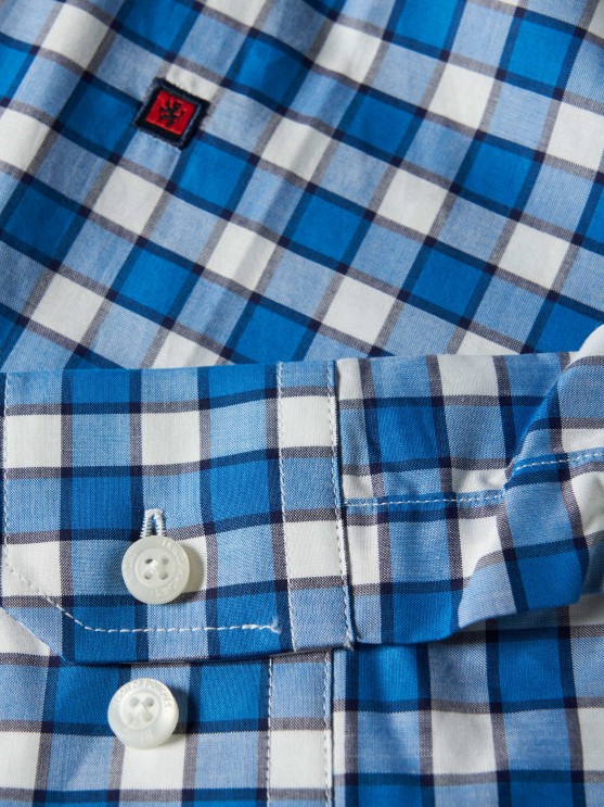 Camisa slim fit quadrados
