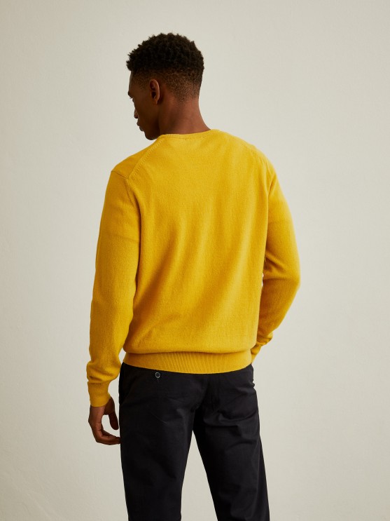 Pullover de l gola redonda