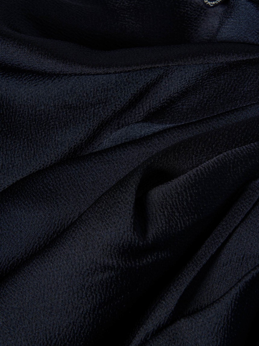 Vestido curto drapeado
