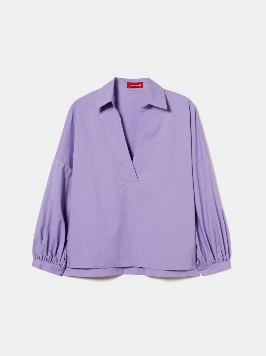 Camisa mangas abalonadas