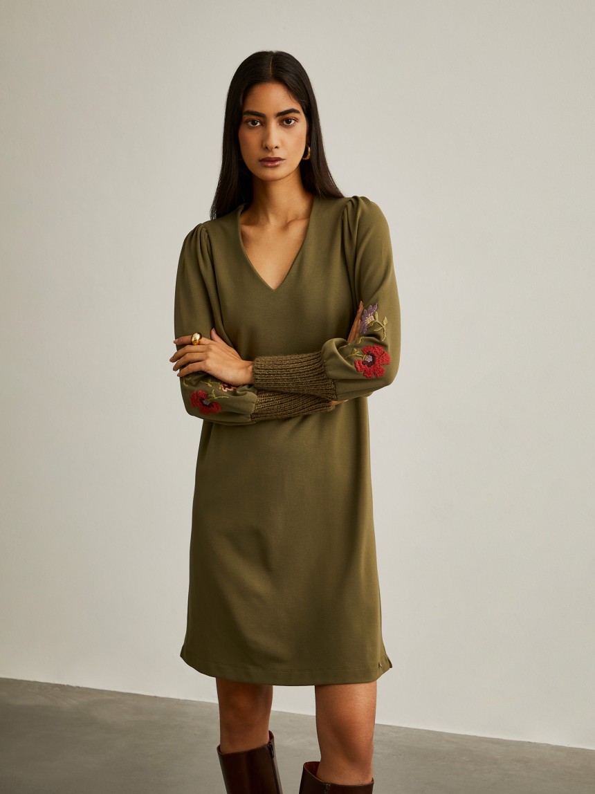 Vestido de malha