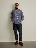 Camisa regular fit xadrez