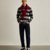 Regular fit denim trousers