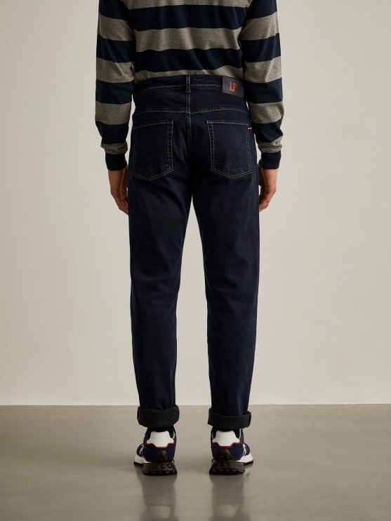 Regular fit denim trousers