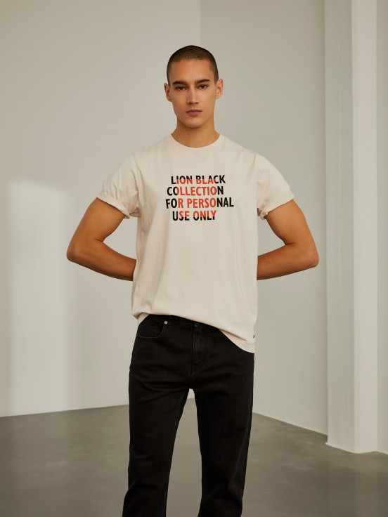 T-shirt com mensagem