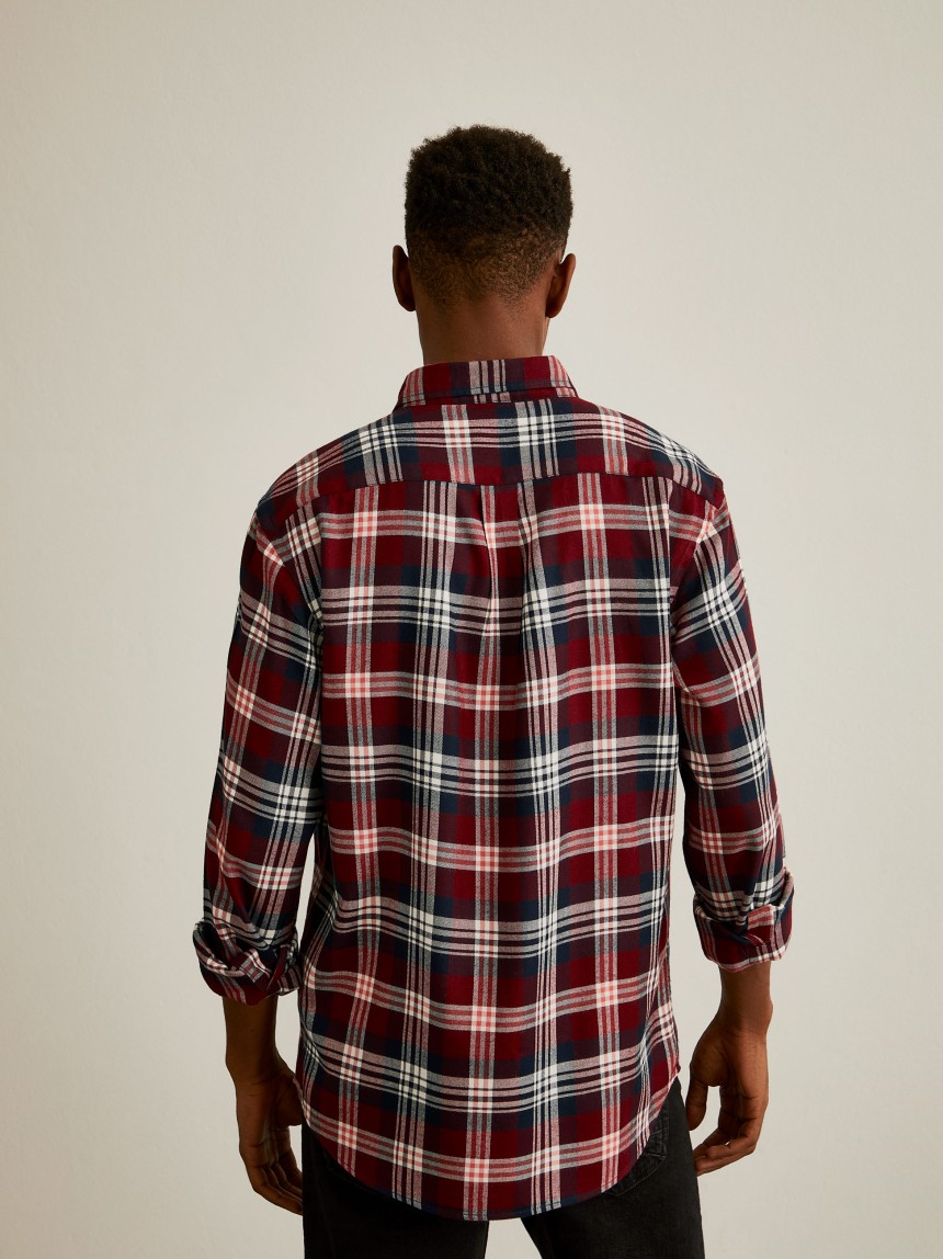 Camisa xadrez regular fit