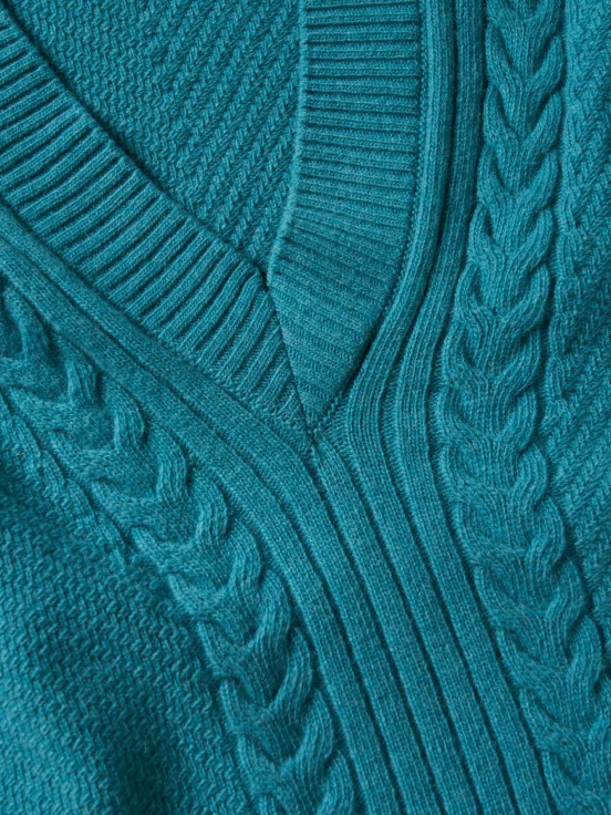 Camisola de malha tricotada