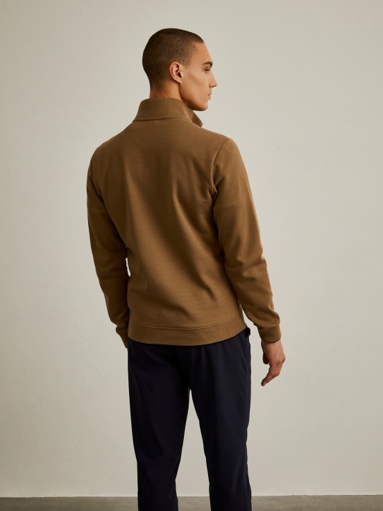 Sweater with placket