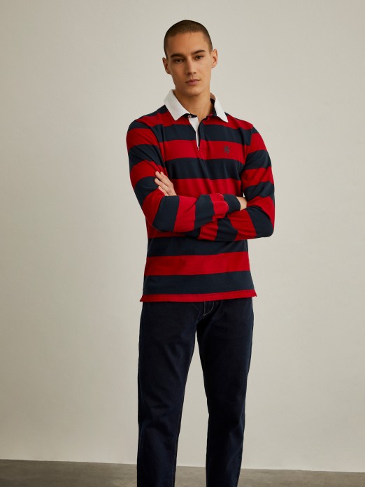 Polo rugby slim fit