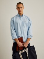 Camisa regular fit de algod�o