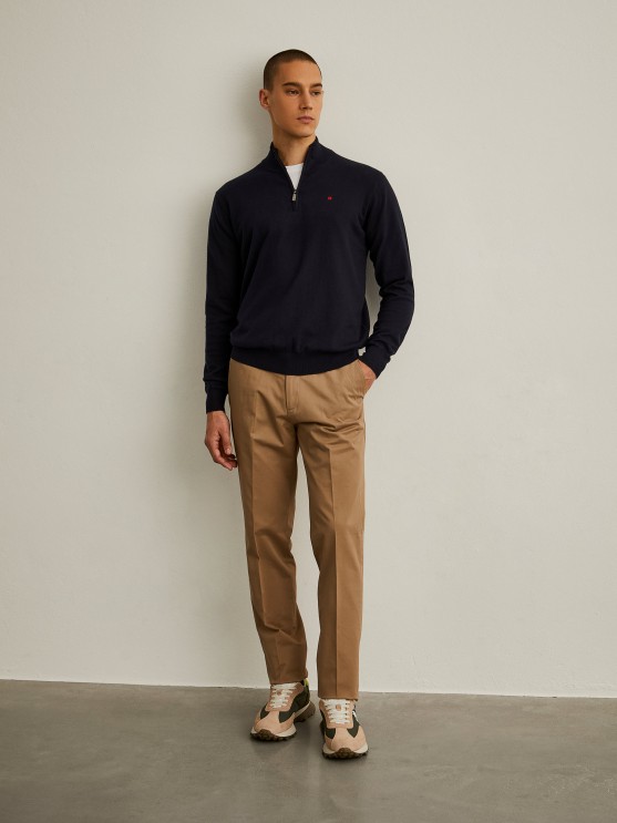 Shirt with placket