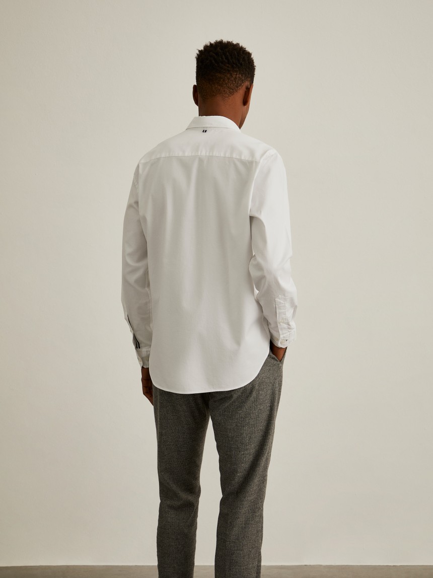 Camisa oxford slim fit