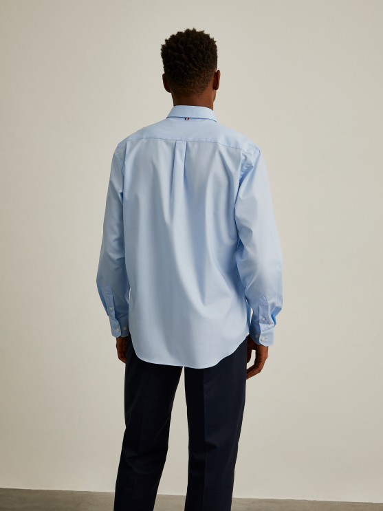 Camisa regular fit de algodo