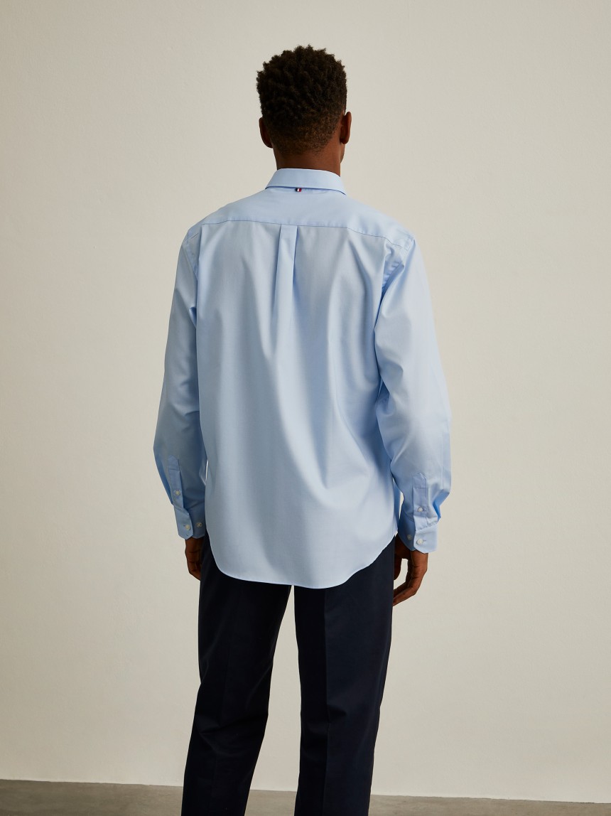 Camisa regular fit de algod�o