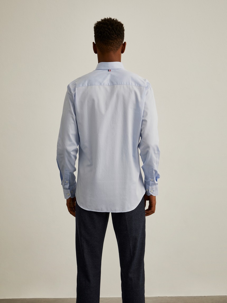 Camisa de algod�n slim fit