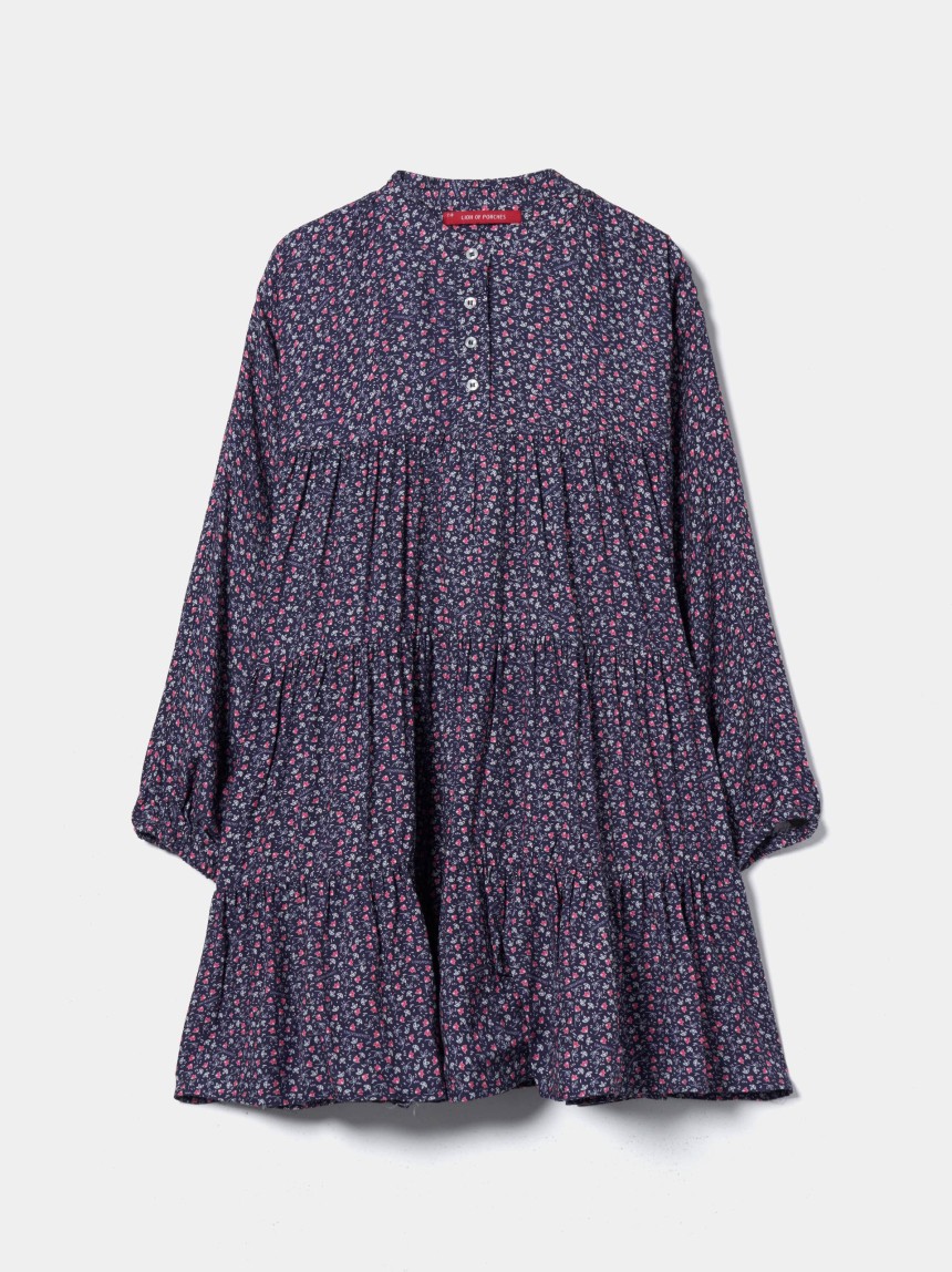 Vestido com padr�o floral