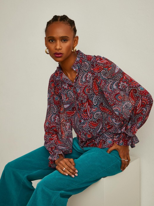 Cornucopia blouse