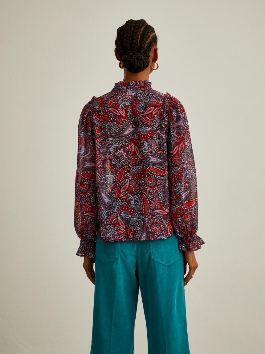 Cornucopia blouse