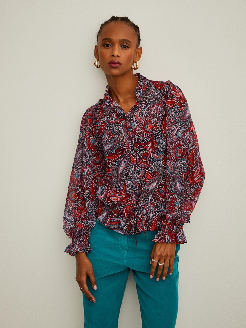 Cornucopia blouse