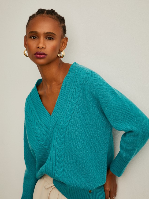 Camisola de malha tricotada - Image product