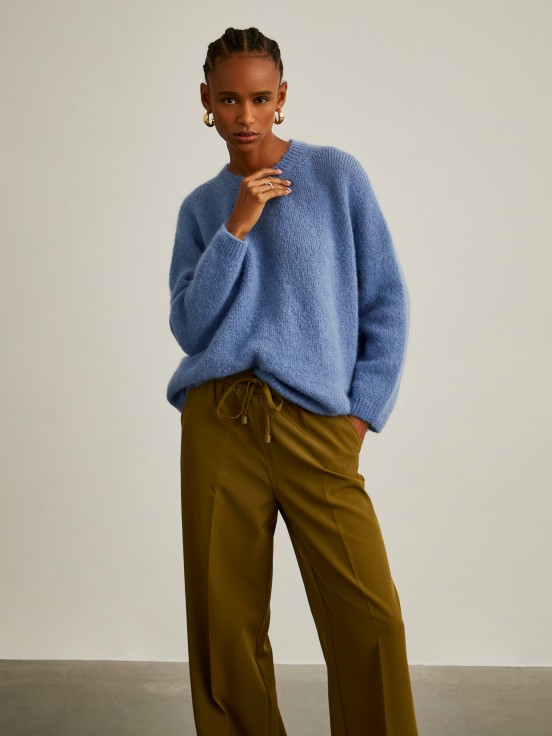 Mohair wool blend sweater