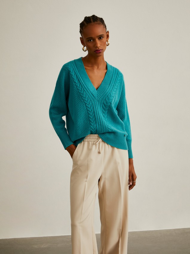 Camisola de malha tricotada - Image product