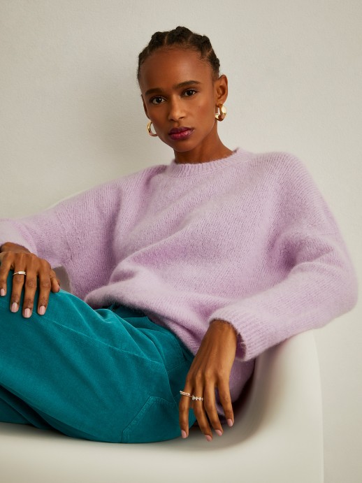 Mohair wool blend sweater