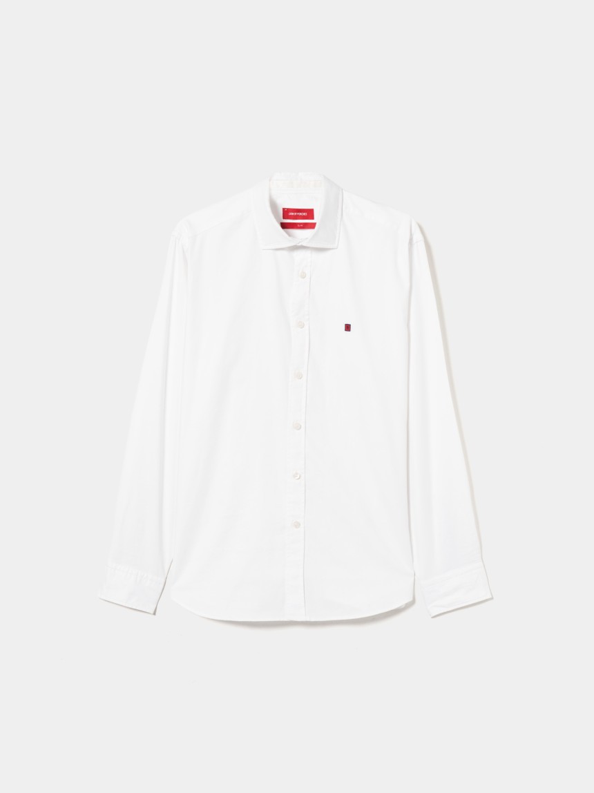 Camisa oxford slim fit
