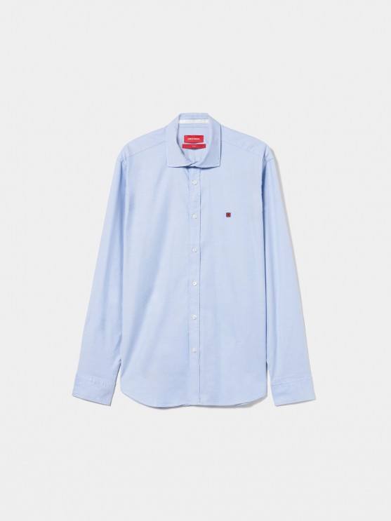 Camisa oxford slim fit