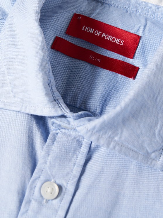 Camisa oxford slim fit