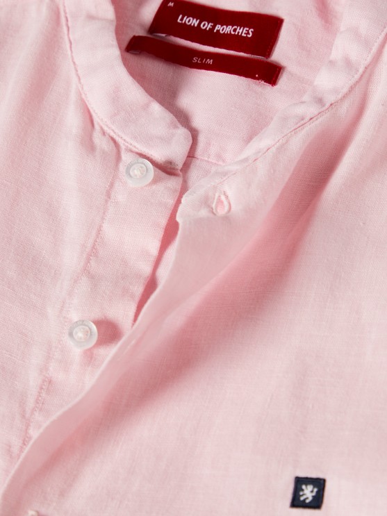Camisa de lino slim fit