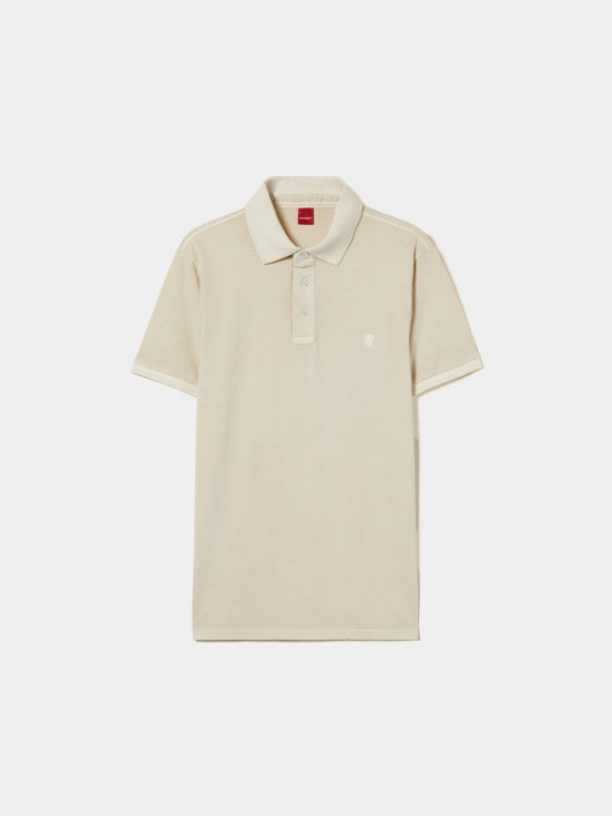 Polo de piqu de corte slim