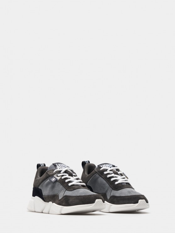 Suede sneakers