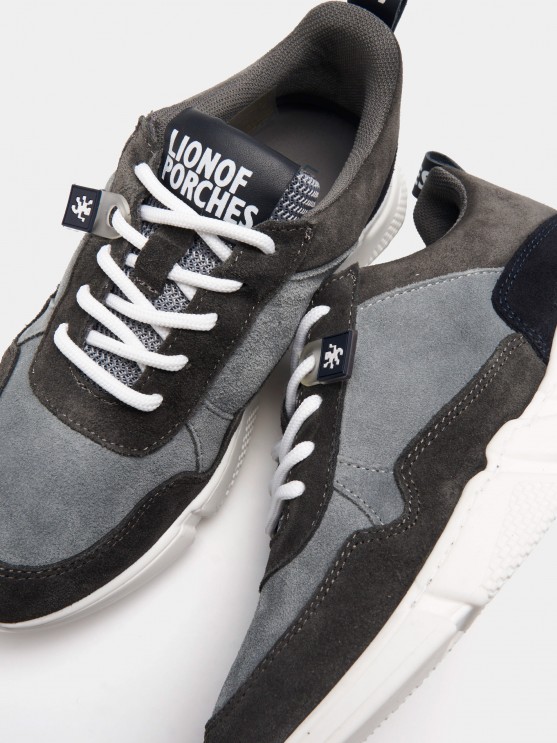Suede sneakers
