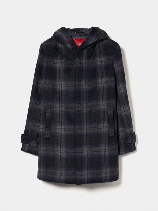 Overcoat with hood